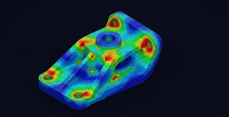 finite element analysis mesh diagram